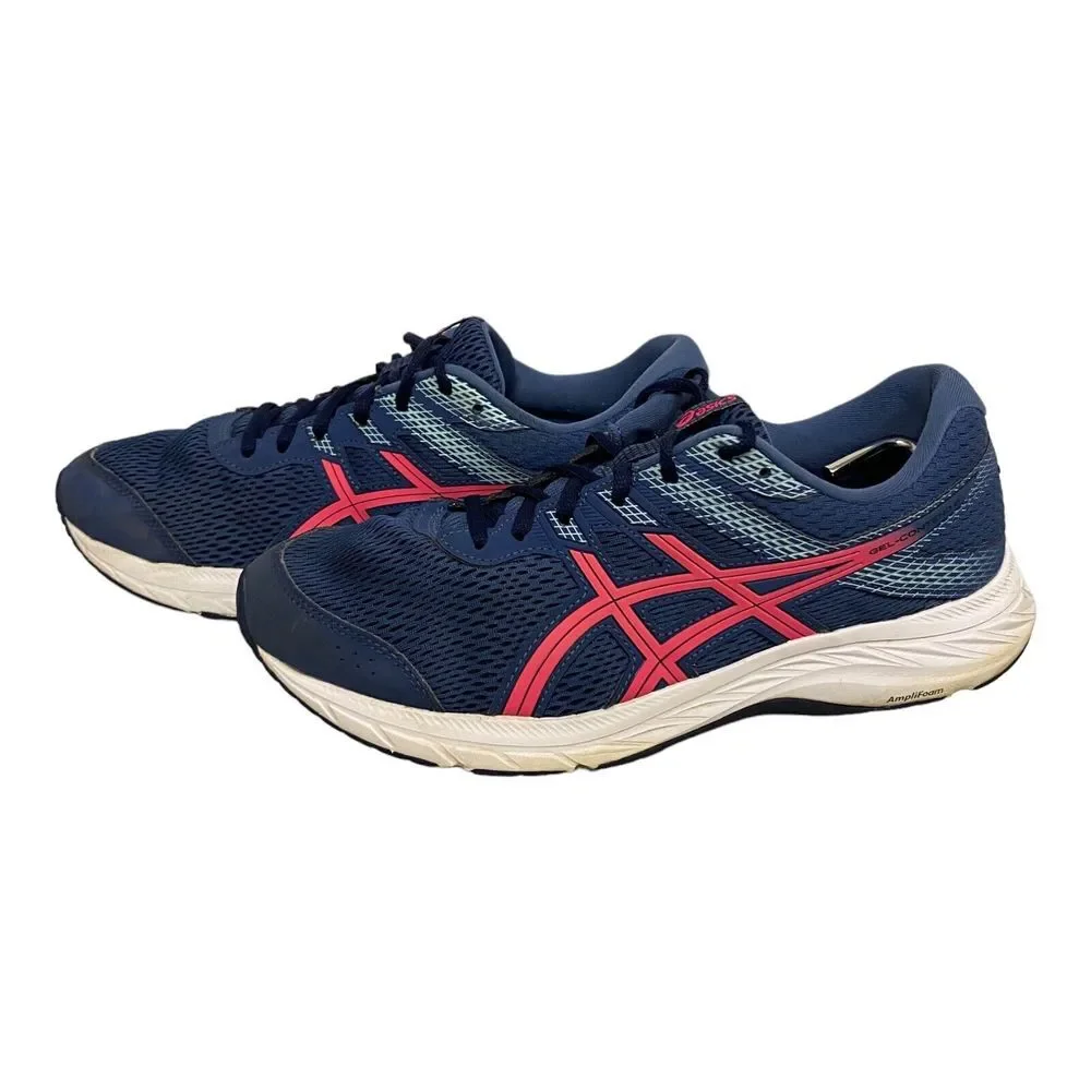 ASICS‎ Gel Contend 6 Women's Athletic Sneaker Shoes Blue Pink White Size 11